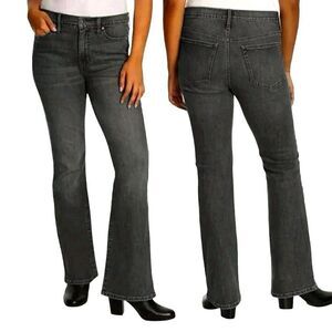 NWT Vintage X America Women's Bootcut High Rise Stretch Denim Jeans Black, Sz 14